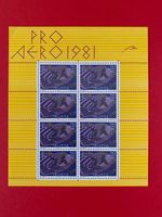 1 Stk. Block`s Pro Aero 1981, Postfrisch ungestempelt